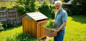 Mon voisin ne met jamais sa tonte de gazon au compost tout de suite… et son astuce est bien plus maligne qu’elle n’en a l’air