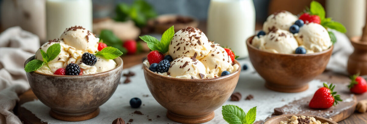 « On dirait une glace d'artisan » : 3 façons de faire sa crème glacée à la maison sans aucune machine !