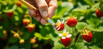 Vos fraisiers font des fleurs mais aucun fruit ? Cette astuce au pinceau pourrait faire toute la différence