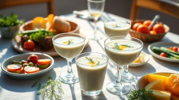J'ai abandonné mon gaspacho de tomate à l'apéro pour cette version grecque au concombre et au yaourt : bien plus fraîche