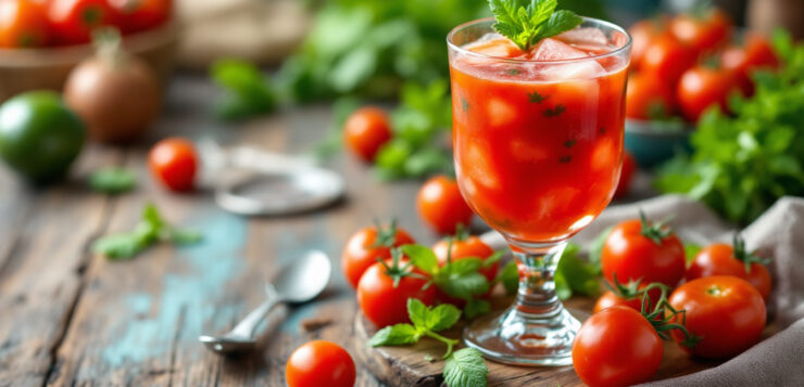 Oubliez le gaspacho : cette astuce avec des tomates mixées et congelées fait sensation quand il fait chaud