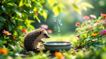 Les anciens plaçaient toujours une coupelle d'eau au pied de leurs haies pendant les fortes chaleurs pour aider les hérissons : voici pourquoi vous devriez faire pareil