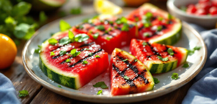 On cuisine rarement la pastèque ainsi : cette version salée et croustillante change complètement les repas d’été