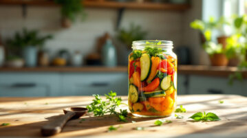 Pas envie de cuisiner avec cette chaleur ? Ces légumes marinés font presque tout le travail seuls