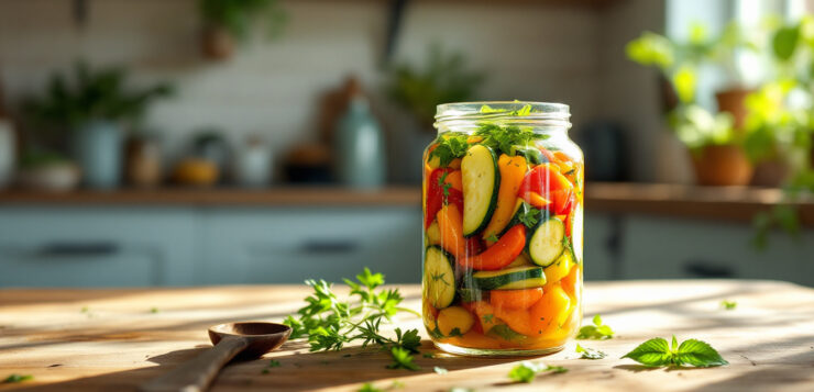 Pas envie de cuisiner avec cette chaleur ? Ces légumes marinés font presque tout le travail seuls