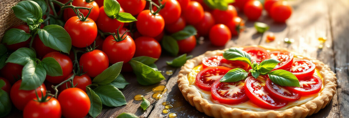 Récolte de tomates qui déborde : la tarte fine sans four allumé longtemps qui sauve le repas de canicule