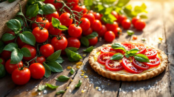 Récolte de tomates qui déborde : la tarte fine sans four allumé longtemps qui sauve le repas de canicule