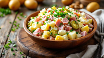 Salade piémontaise à la ciboulette : la recette authentique qui change tout