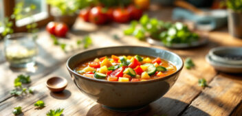 Soupe froide de légumes du jardin : pourquoi elle est bien meilleure le lendemain