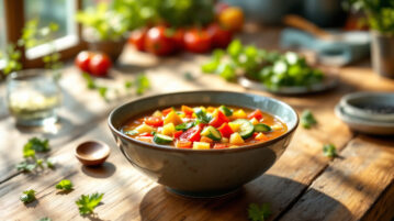 Soupe froide de légumes du jardin : pourquoi elle est bien meilleure le lendemain