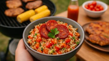 Fini le taboulé fade des barbecues : cette version au gaspacho et au chorizo va changer vos étés