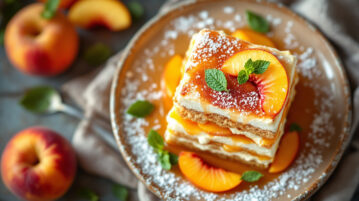 Tiramisu aux pêches : la recette d'été qui va changer vos desserts