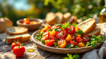 Tomates, pain rassis et huile d'olive : la recette anti-gaspi qui rafraîchit tout l'été
