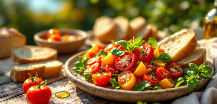 Tomates, pain rassis et huile d&rsquo;olive : la recette anti-gaspi qui rafraîchit tout l&rsquo;été