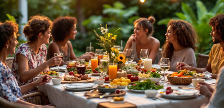 Je prépare tout avant l’arrivée de mes 8 invités : cet apéro-dîner d’été m’évite de passer la soirée en cuisine