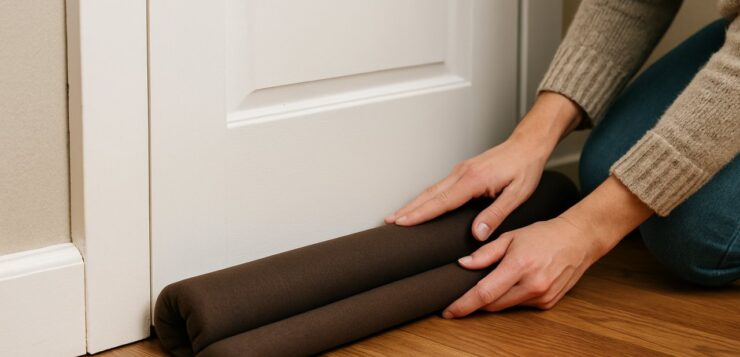 Courants d&rsquo;air sous les portes : la solution à moins de 10 € pour garder la chaleur dans votre maison