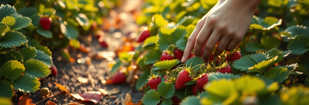 Fraisiers en octobre : le geste indispensable à faire maintenant pour récolter plus de fraises l'année prochaine