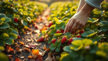 Fraisiers en octobre : le geste indispensable à faire maintenant pour récolter plus de fraises l'année prochaine