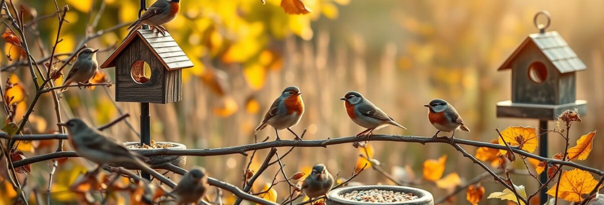 Oiseaux du jardin : que faire dès l'automne pour les aider sans créer de dépendance