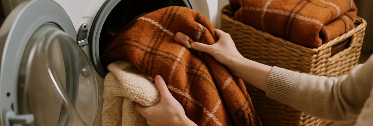 Plaids et couvertures : comment les laver et les ranger pour éviter les mauvaises odeurs dès les premières soirées fraîches