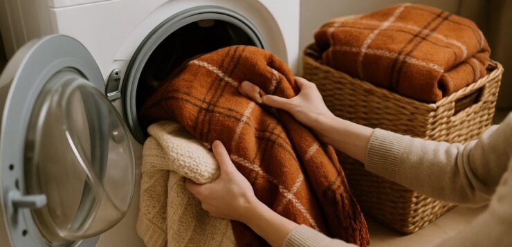 Plaids et couvertures : comment les laver et les ranger pour éviter les mauvaises odeurs dès les premières soirées fraîches
