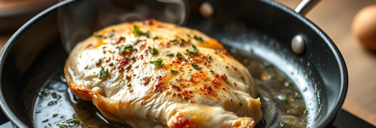 Poulet à la poêle : l'astuce de cuisinier pour ne plus jamais avoir de blancs secs