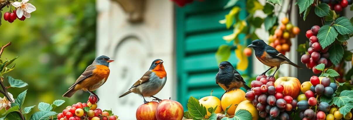 Rouges-gorges, moineaux, merles : ces 3 fruits attirent les oiseaux au jardin comme au balcon