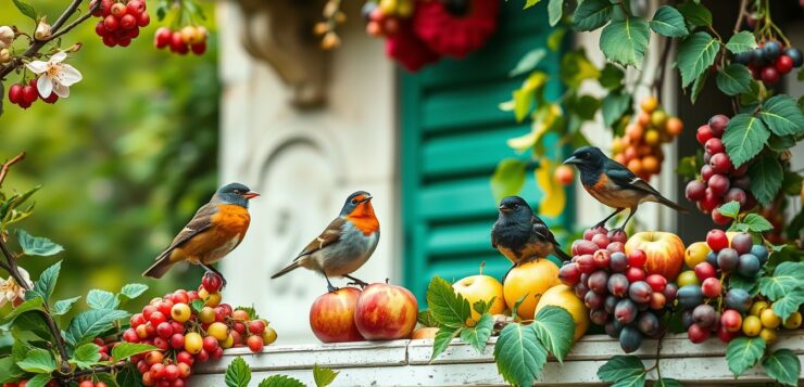 Ces 3 fruits simples à déposer au jardin attirent rouges-gorges, moineaux et merles
