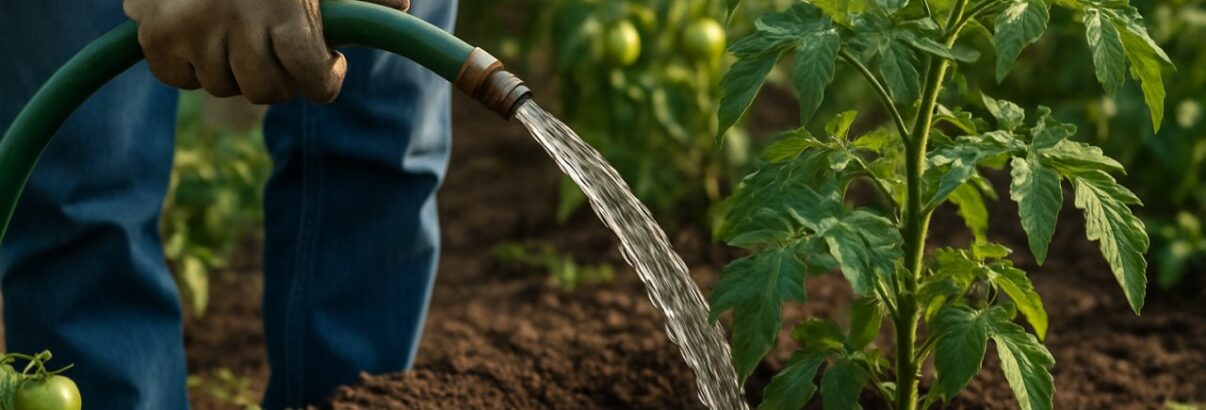 Arrosez 12 minutes au pied des plantes : la technique qui réduit vraiment les pertes d'eau au jardin