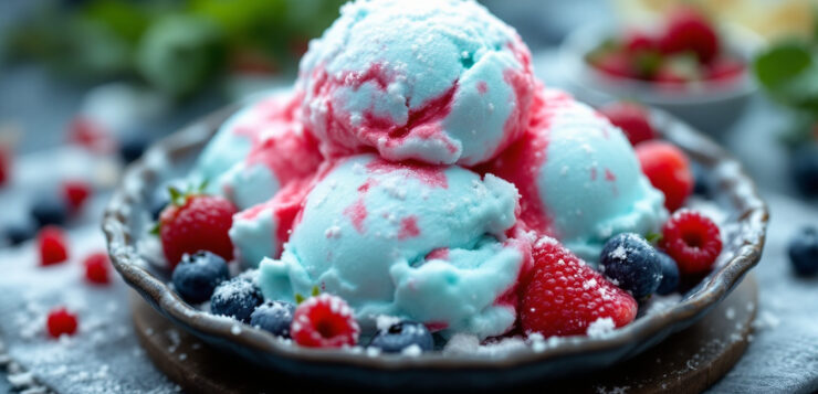Ce dessert glacé se prépare en quelques minutes avec seulement quelques ingrédients : sans crème glacée, sans sorbet, tout le monde se régale