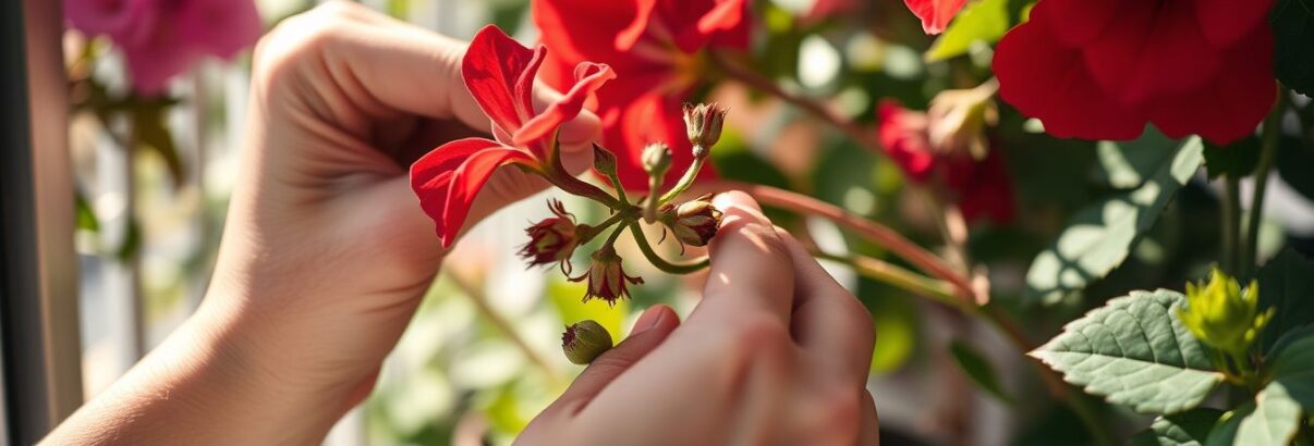 Ce geste sur vos géraniums relance toute la floraison : presque personne ne le fait