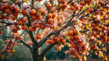 Cet arbre étonnant qui porte des fruits en automne tout en gardant ses fleurs : le mystère du cognassier du Japon