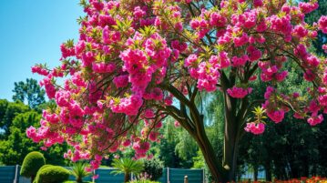 Cet arbre pousse aussi vite que le bambou, mais sa floraison spectaculaire fait toute la différence