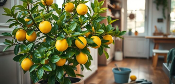 Citronnier en pot : ce geste simple avant de le rentrer pour l’hiver peut éviter que ses feuilles jaunissent