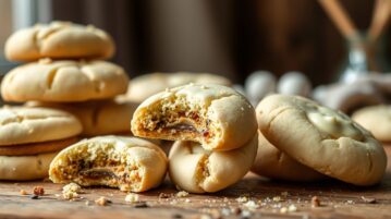 Cookies au chocolat blanc avec cœur de pâte de speculoos : la recette qui fait craquer tout le monde au goûter