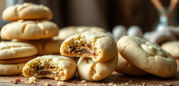 Cookies au chocolat blanc avec cœur de pâte de speculoos : la recette qui fait craquer tout le monde au goûter