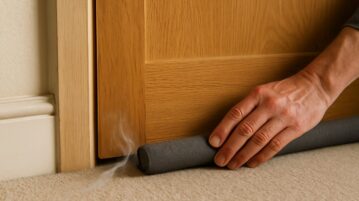Courant d'air sous la porte : pourquoi votre confort en pâtit et quelle protection choisir