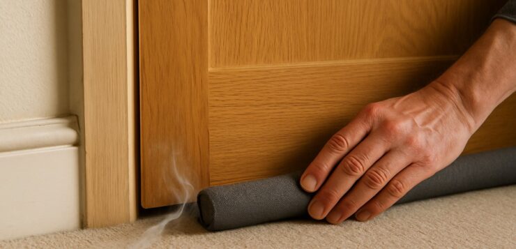 Un courant d’air passe sous votre porte, le confort diminue : comment choisir une protection vraiment adaptée