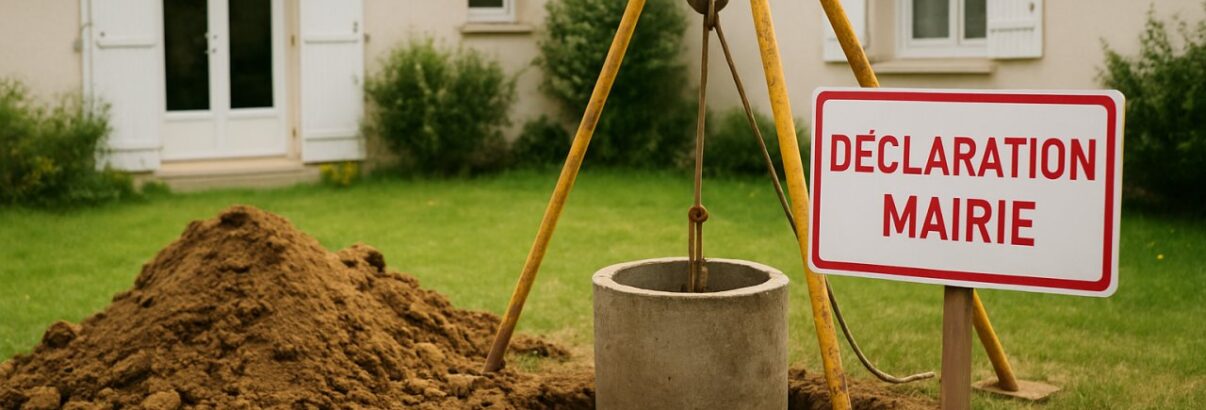 Creuser un puits dans son jardin : la déclaration en mairie que beaucoup de propriétaires oublient, et ce qu'ils risquent