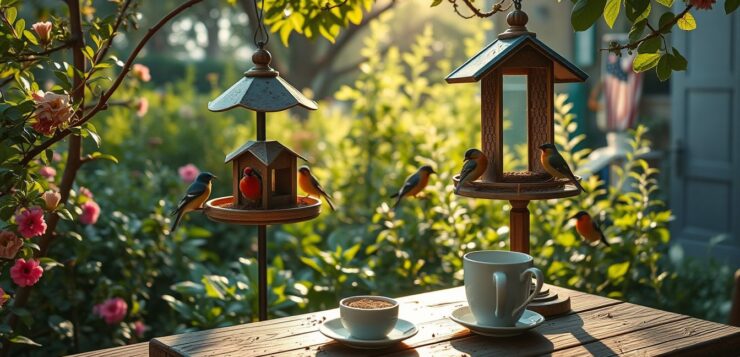 Du café sur les mangeoires à oiseaux : la technique surprenante qui fait ses preuves dans les jardins