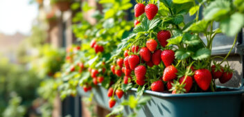 Fraises sur le balcon : l’astuce de la gouttière pour récolter deux fois plus de fruits
