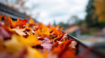 Gouttières pleines de feuilles : ce qu'il faut vérifier avant que la pluie n'arrive