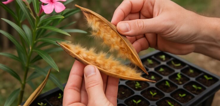 Laurier-rose : ces gousses que vous jetez chaque année peuvent vous donner des dizaines de nouveaux plants gratuitement