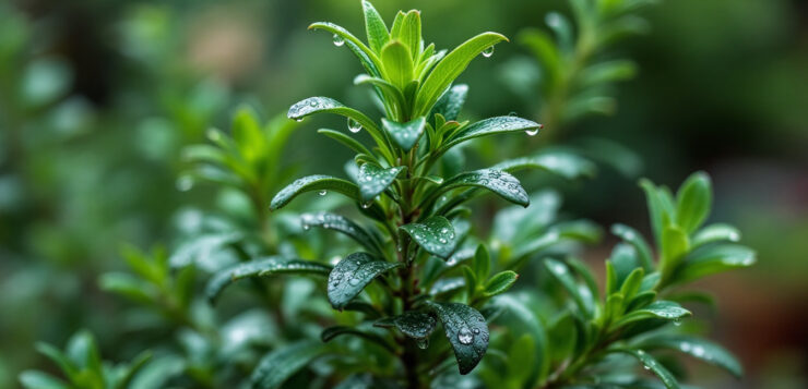 Mon romarin noircissait après chaque pluie : l’erreur de plantation qui peut tuer votre plant définitivement