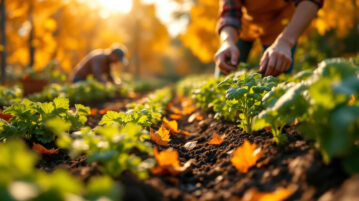 Octobre au potager : les légumes à semer maintenant pour ne manquer de rien cet hiver