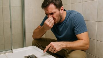 Odeur qui remonte de la douche peu utilisée : ce qu'il faut vérifier avant d'acheter quoi que ce soit