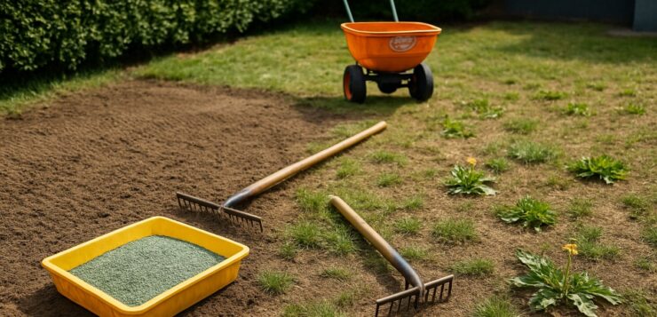 Pelouse dégarnit après l’été et mauvaises herbes : regarnissage complet ou réparation ciblée, que choisir ?