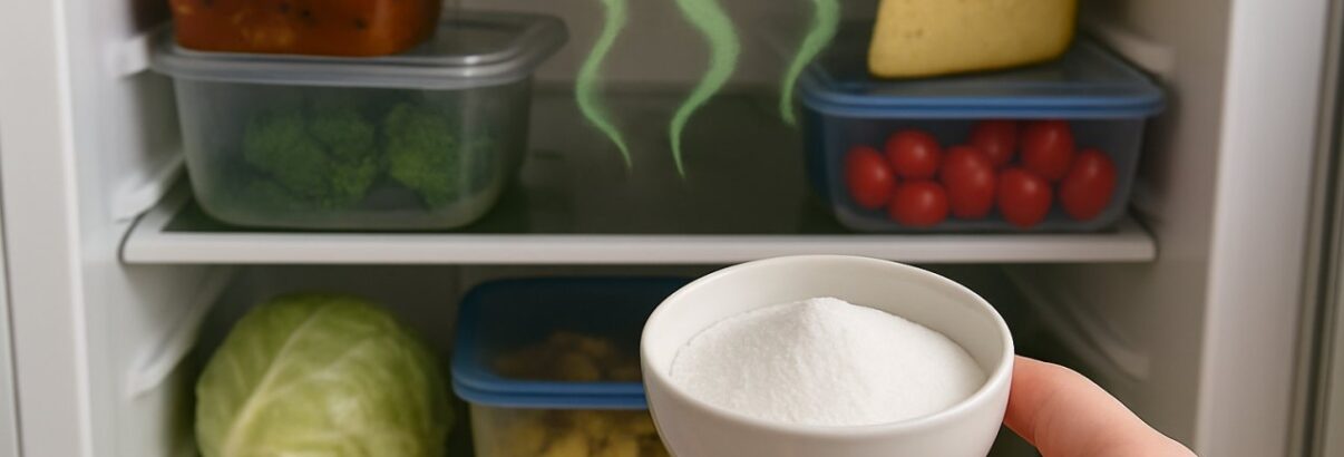 Réfrigérateur qui sent mauvais : le petit bol de bicarbonate de soude que l'on oublie toujours d'y placer