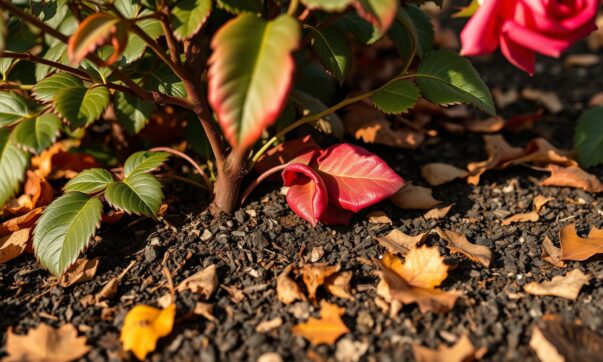 Rosiers : ce détail à surveiller au pied de vos plantes en automne peut faire toute la différence au printemps