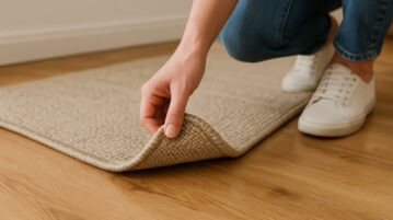 Tapis qui glisse et coins qui se relèvent : toutes les solutions pour le stabiliser sans abîmer votre sol